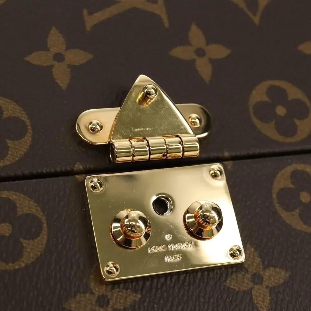 Louis Vuitton Monogram Home Mirror Trunk Hand Brown